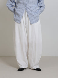 とろみイージーバルーンパンツ