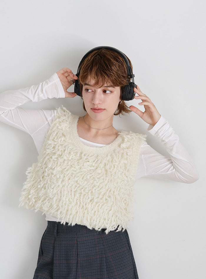 MORRIS&SONS ウール100% グレー ニットベスト UK-022 MORRIS&SONS ウール100% グレー ニットベスト UK-022