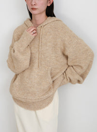 ルーズフーディーニット