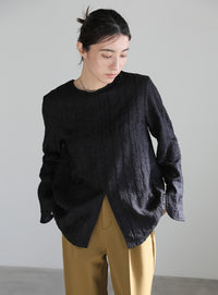 2WAYワッシャースリットトップス