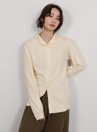 【Et】2way Button Design Knit