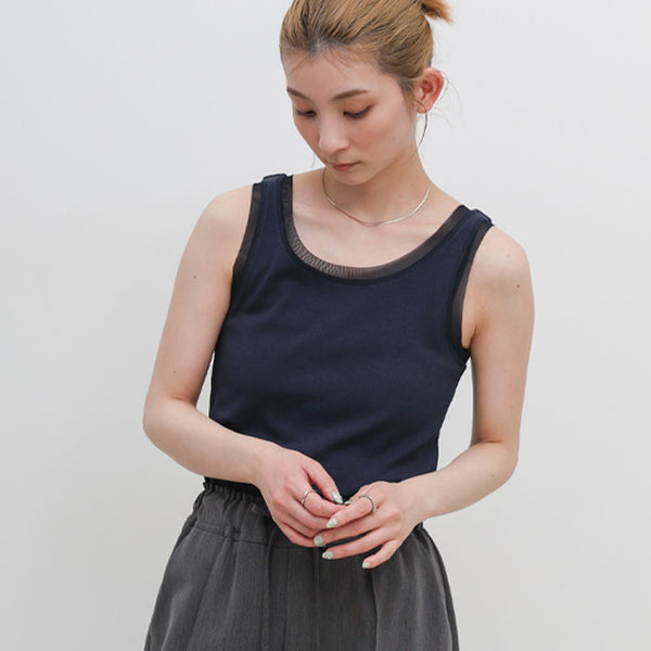 リブチュールドッキングタンクトップ – SELECT MOCA