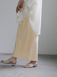 バックスリットアイラインスカート【SALE】