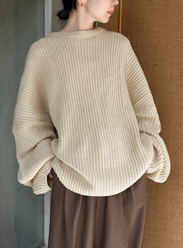 【サイズ展開あり】ルーズボリュームオーバーニット【by SON】