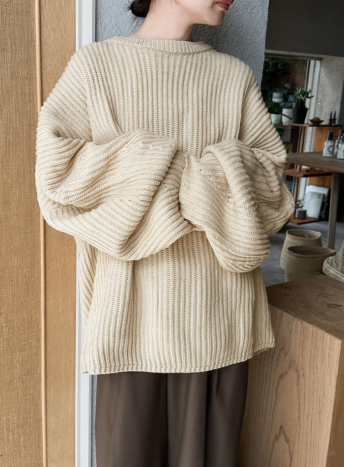 mocaページ サイズ展開あり】ルーズボリュームオーバーニット【by SON】 – SELECT MOCA