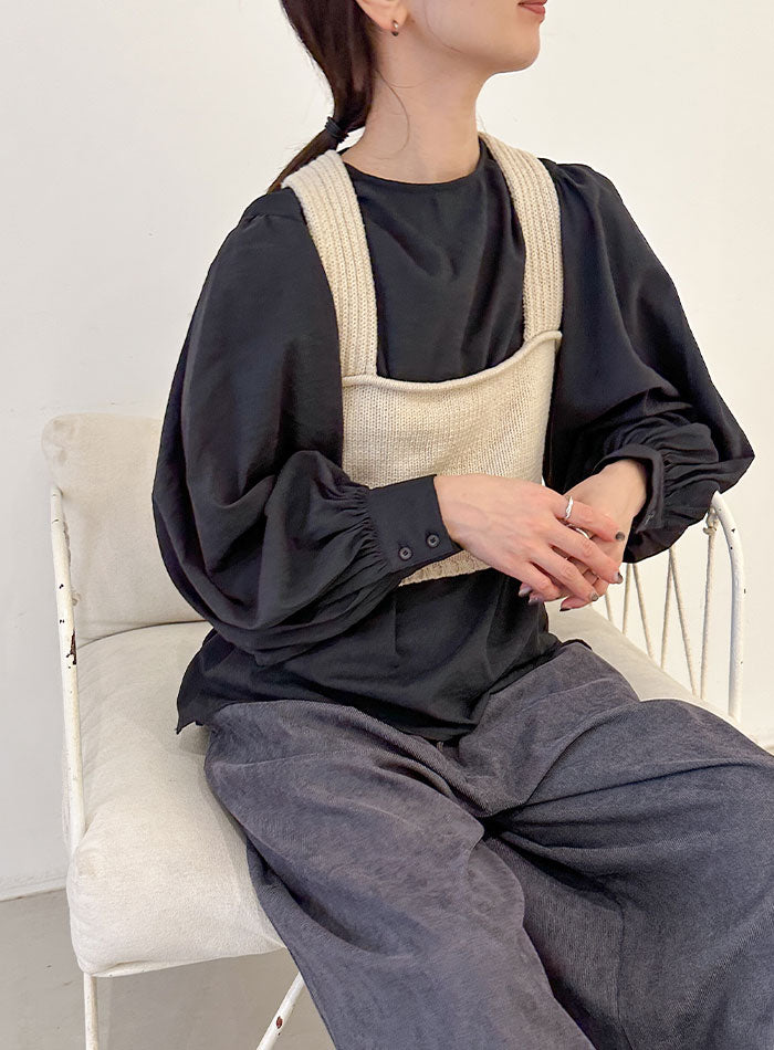 バックスリットリラックスビスチェ【by SON】 – SELECT MOCA