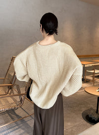 【サイズ展開あり】ルーズボリュームオーバーニット【by SON】
