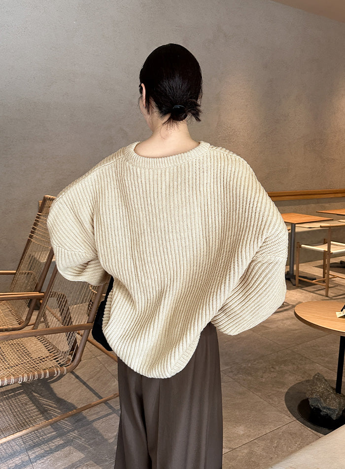 【サイズ展開あり】ルーズボリュームオーバーニット【by SON】