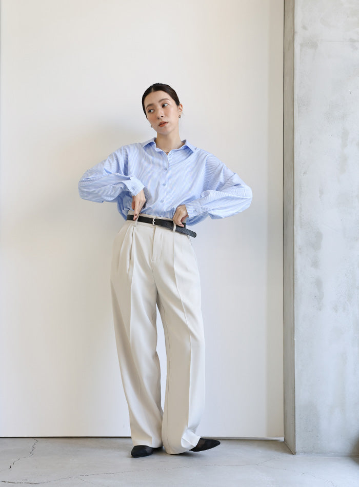 MUSINSA STANDARD LADY'S_ハイウエストワイドスラックス_7色 MUSINSA STANDARD LADY'S_ハイウエストワイドスラックス_7色