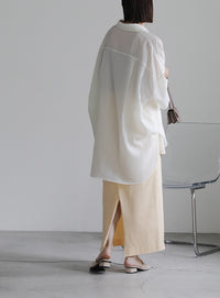 バックスリットアイラインスカート【SALE】