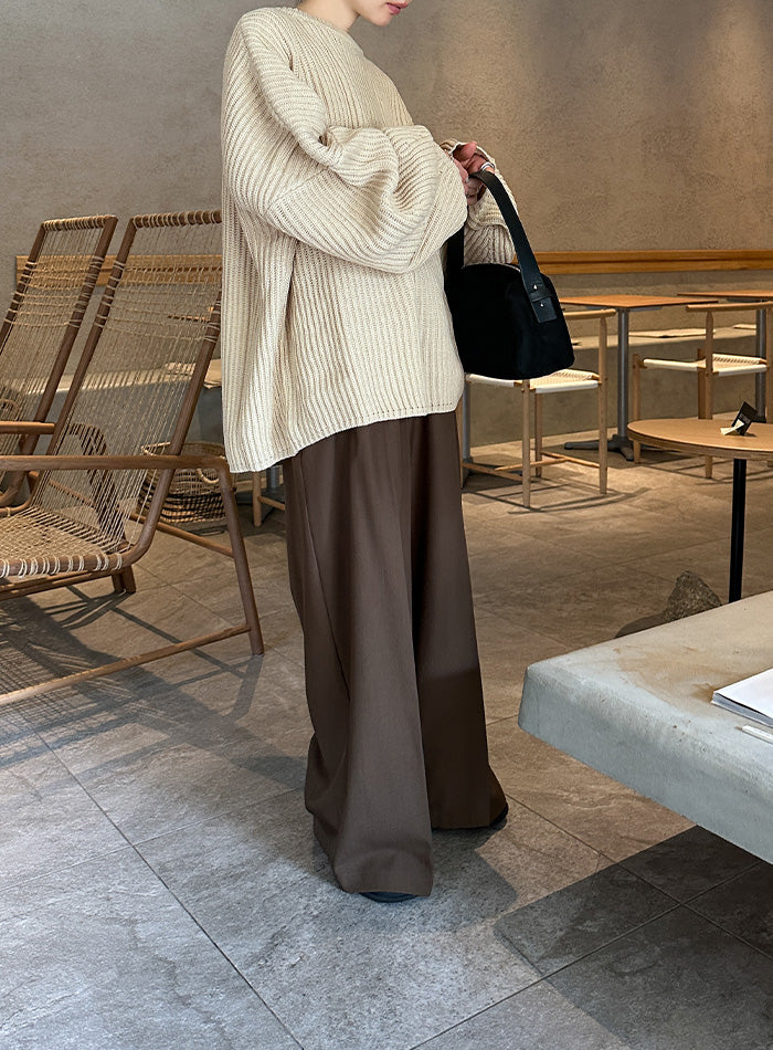 【サイズ展開あり】ルーズボリュームオーバーニット【by SON】