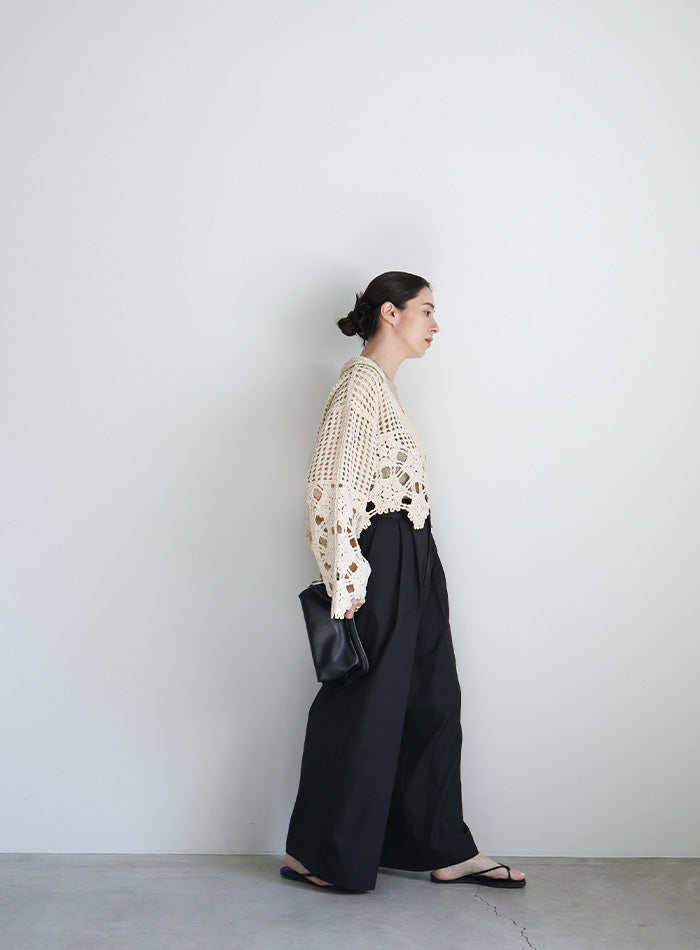 Vネッククロシェショートニット【SALE】 – SELECT MOCA