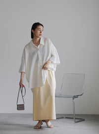 バックスリットアイラインスカート【SALE】