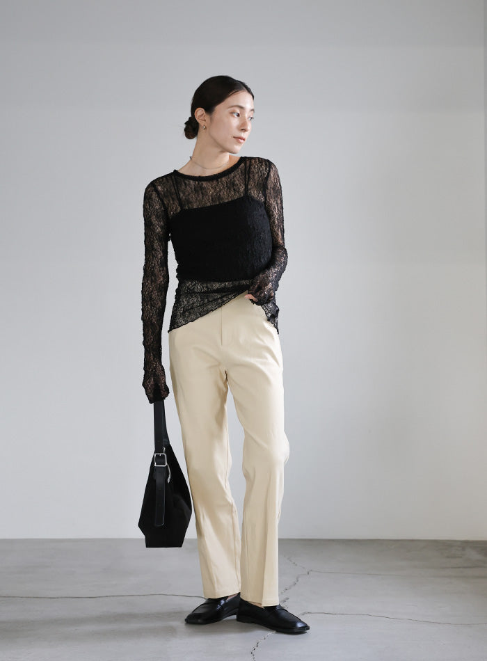 【PREMIUM PANTS】ストレッチフレアパンツ【SALE】