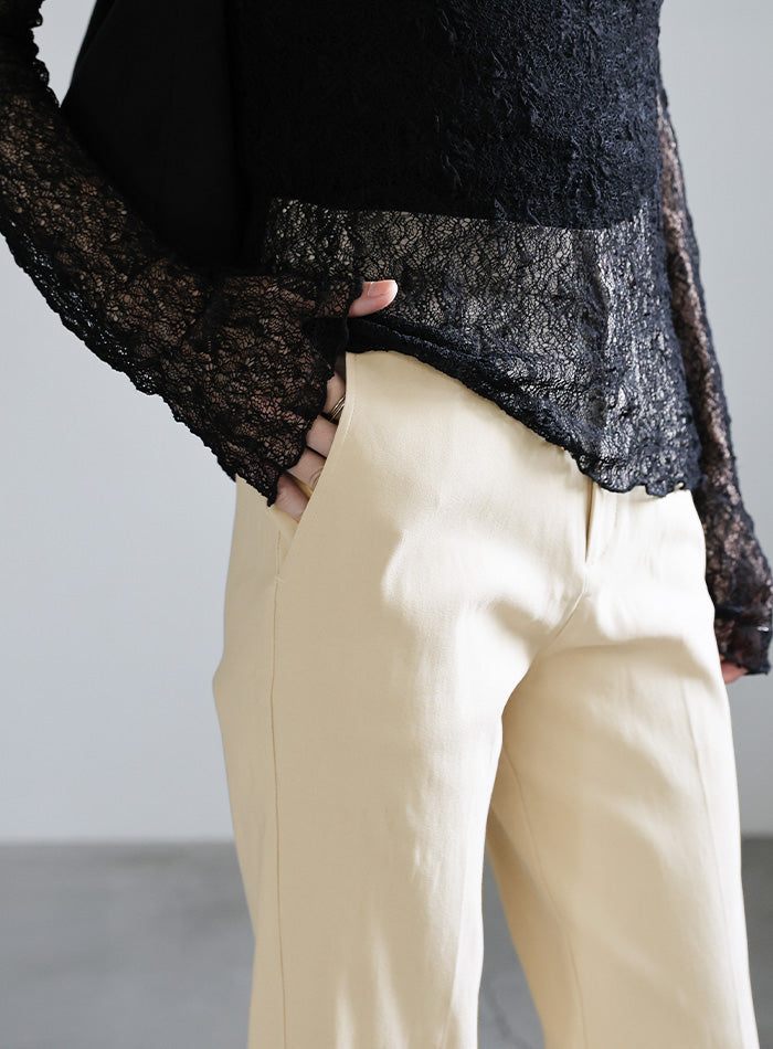 【PREMIUM PANTS】ストレッチフレアパンツ【SALE】