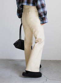 【PREMIUM PANTS】ストレッチフレアパンツ【SALE】