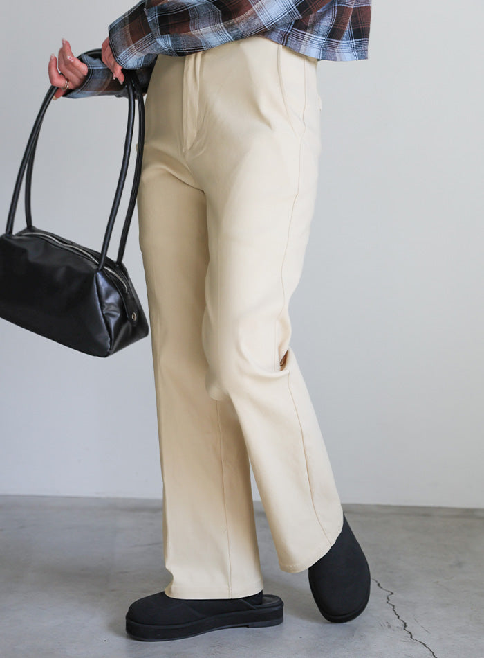【PREMIUM PANTS】ストレッチフレアパンツ【SALE】