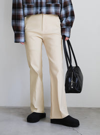 【PREMIUM PANTS】ストレッチフレアパンツ【SALE】
