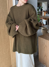 【サイズ展開あり】ルーズボリュームオーバーニット【by SON】