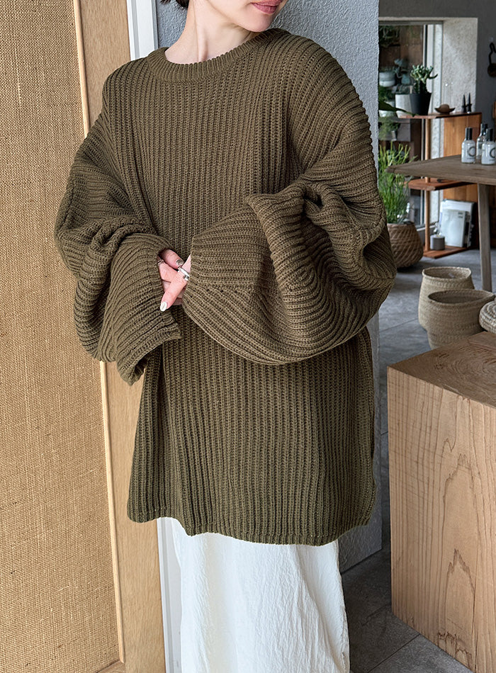 【サイズ展開あり】ルーズボリュームオーバーニット【by SON】