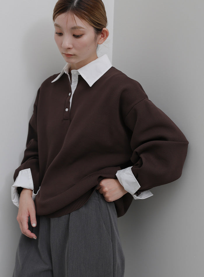 シャツカラードッキングニット – SELECT MOCA
