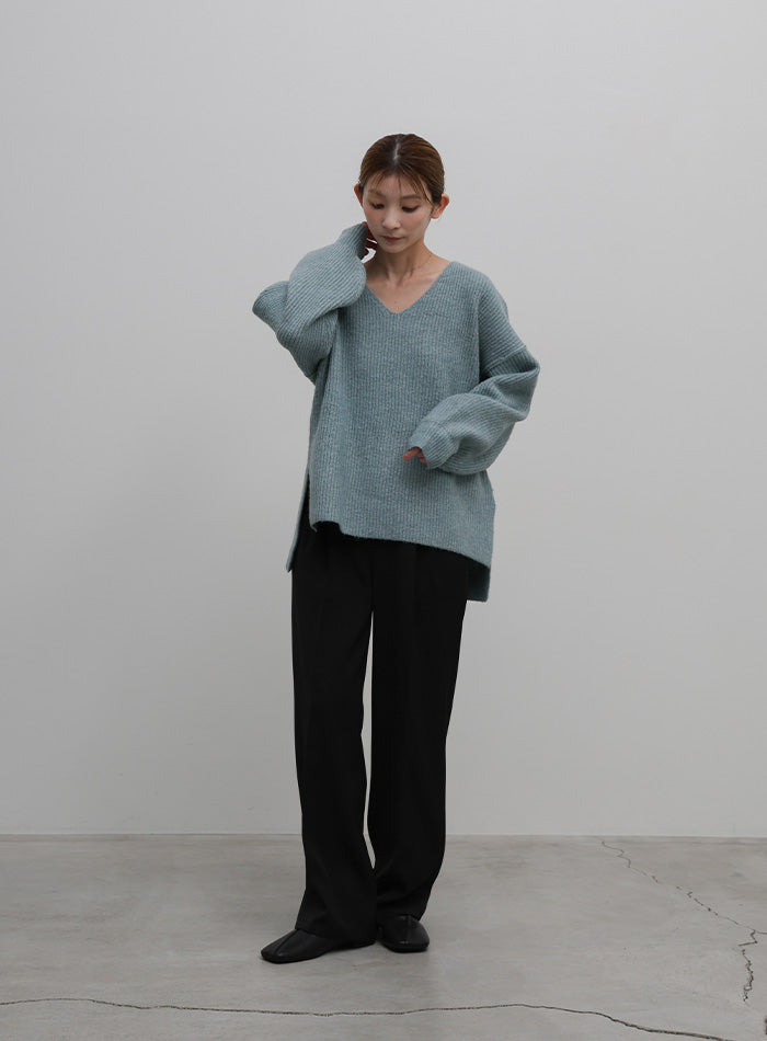Vネックオーバーサイズニット – SELECT MOCA