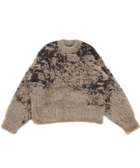 ニュアンスフェザーデザインニット