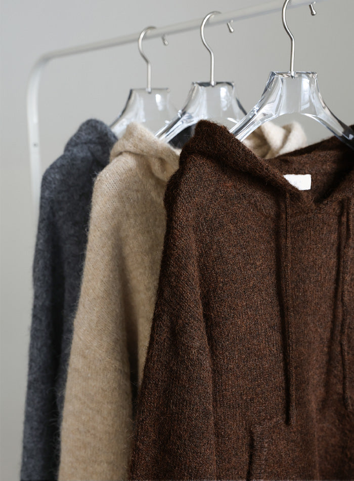 ルーズフーディーニット