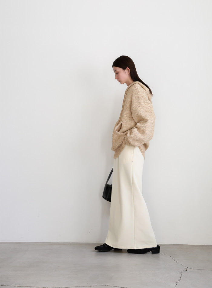 ルーズフーディーニット