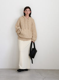 ルーズフーディーニット