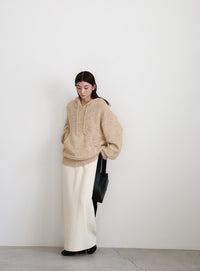 ルーズフーディーニット