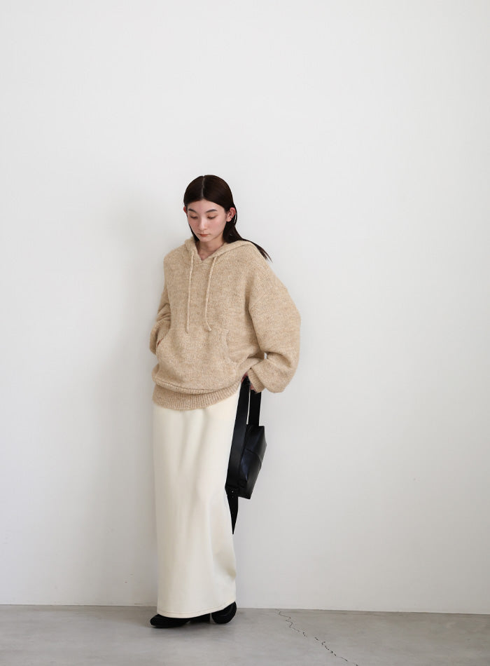 ルーズフーディーニット