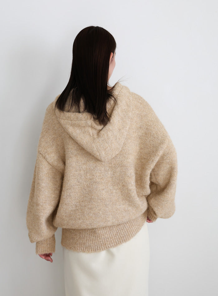 ルーズフーディーニット