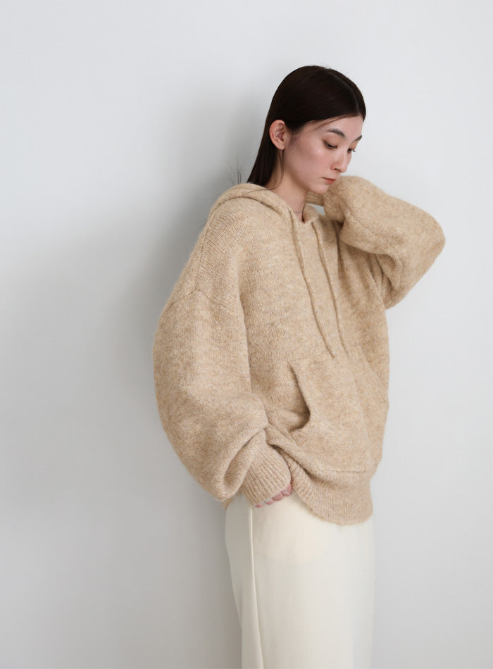 ルーズフーディーニット