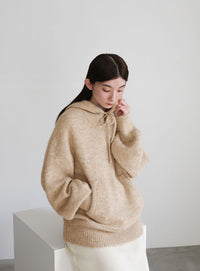 ルーズフーディーニット