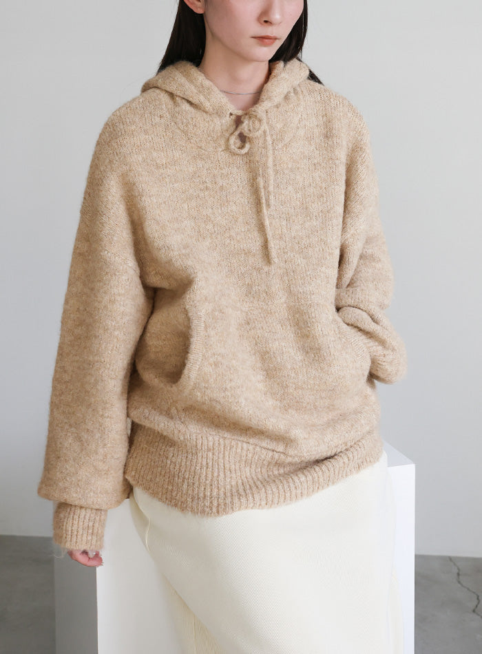 ルーズフーディーニット