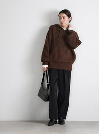 ルーズフーディーニット