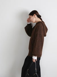 ルーズフーディーニット