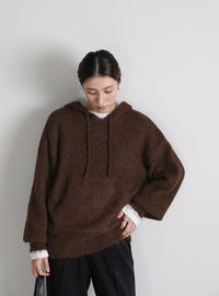 ルーズフーディーニット