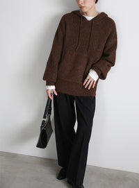 ルーズフーディーニット