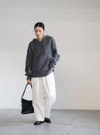 ルーズフーディーニット