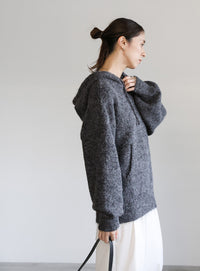 ルーズフーディーニット