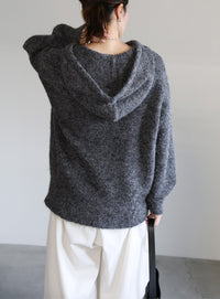 ルーズフーディーニット