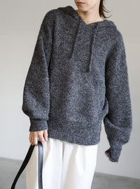 ルーズフーディーニット