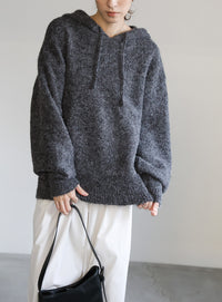 ルーズフーディーニット