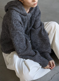 ルーズフーディーニット