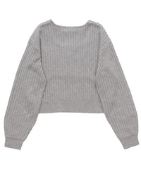 レイヤードデザインニット