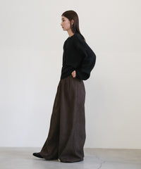 レイヤードデザインニット