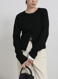 ニットスカーフセットカーディガン