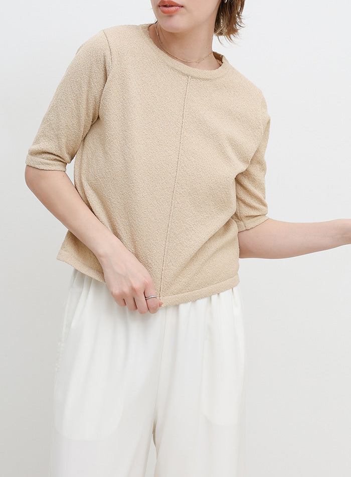 センターラインハーフスリーブサマーニット – SELECT MOCA